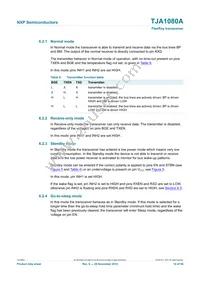 TJA1080ATS/2/T Datasheet Page 14