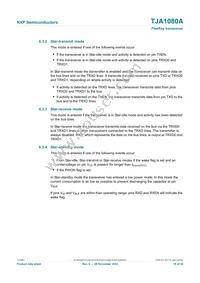 TJA1080ATS/2/T Datasheet Page 18