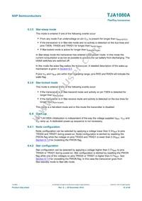 TJA1080ATS/2/T Datasheet Page 19
