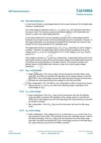 TJA1080ATS/2/T Datasheet Page 22