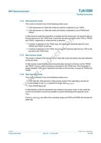 TJA1080TS Datasheet Page 18