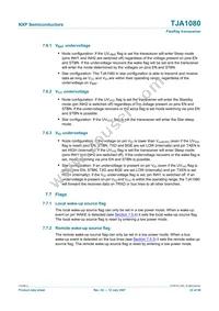 TJA1080TS Datasheet Page 22