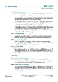 TJA1081BTS Datasheet Page 16