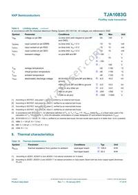 TJA1083GTT/0Z Datasheet Page 17