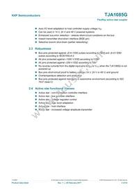 TJA1085GHN/0Z Datasheet Page 2