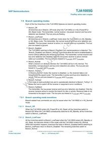 TJA1085GHN/0Z Datasheet Page 17