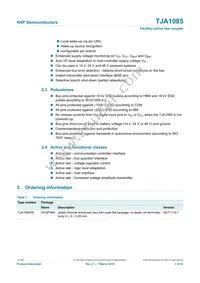 TJA1085HN Datasheet Page 2