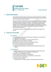 TJA1086HNJ Datasheet Cover