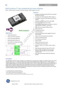 TJX120A0X43PZ Datasheet Cover