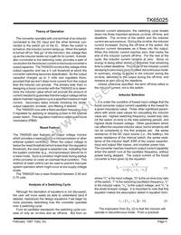 TK65025MTL Datasheet Page 5