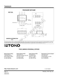 TK65025MTL Datasheet Page 12