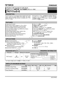 TK71728SCL-G Datasheet Cover