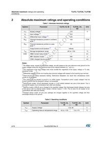 TL072CD Datasheet Page 4