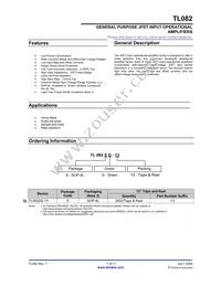 TL082SG-13 Datasheet Cover