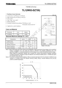 TL12W03-D(T30) Datasheet Cover