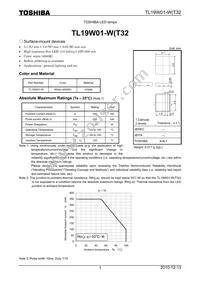 TL19W01-W(T32 Datasheet Cover