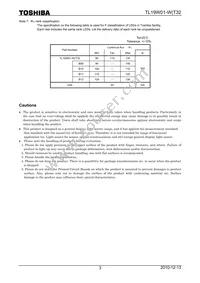 TL19W01-W(T32 Datasheet Page 3