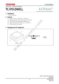 TL1F2-DW0 Datasheet Cover