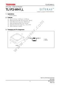 TL1F2-WH1 Datasheet Cover