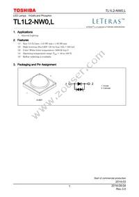 TL1L2-NW0 Datasheet Cover