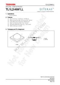 TL1L2-NW1 Datasheet Cover