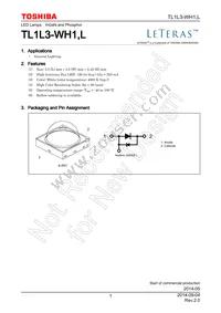 TL1L3-WH1 Datasheet Cover