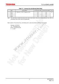 TL1L4-DW0 Datasheet Page 7