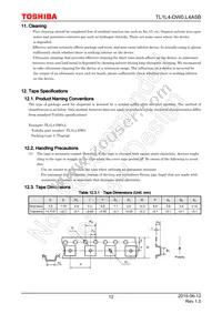 TL1L4-DW0 Datasheet Page 12