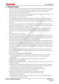 TL1L4-DW0 Datasheet Page 3