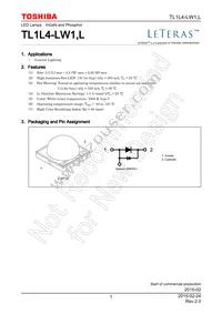 TL1L4-LW1 Datasheet Cover