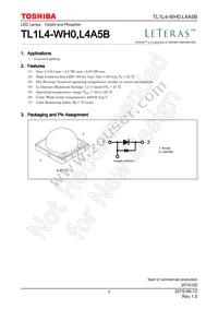 TL1L4-WH0 Datasheet Cover