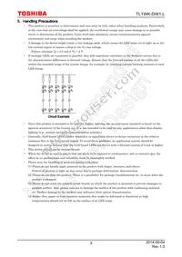 TL1WK-DW1 Datasheet Page 3