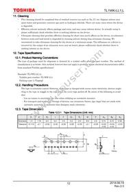 TL1WK-LL1 Datasheet Page 12