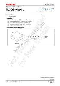 TL3GB-NW0 Datasheet Cover