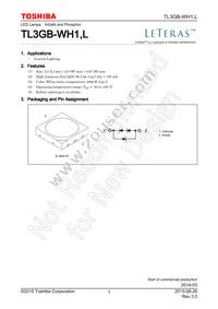 TL3GB-WH1 Datasheet Cover