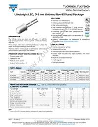 TLCR5800 Datasheet Cover