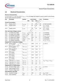 TLE42064GXUMA1 Datasheet Page 8