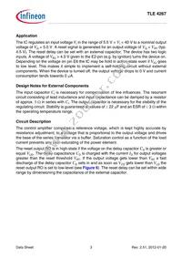 TLE4267NKSA1 Datasheet Page 3