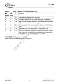 TLE4267NKSA1 Datasheet Page 4