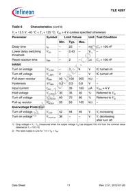 TLE4267NKSA1 Datasheet Page 11