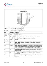 TLE4268GSNTMA1 Datasheet Page 3