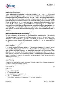 TLE42712SNKSA1 Datasheet Page 11