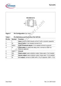 TLE4279GMNTMA1 Datasheet Page 2