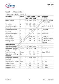 TLE4279GMNTMA1 Datasheet Page 8