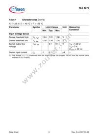 TLE4279GMNTMA1 Datasheet Page 9