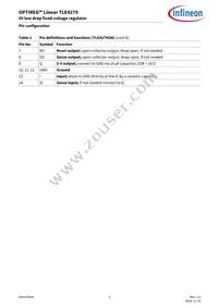 TLE4279GMXUMA2 Datasheet Page 5