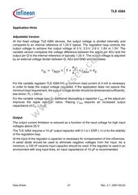 TLE4284DV26ATMA1 Datasheet Page 21