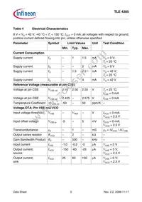 TLE4305GNT Datasheet Page 5