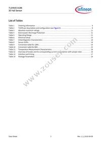 TLE493DA1B6HTSA1 Datasheet Page 3