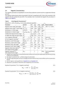 TLE493DW2B6A2HTSA1 Datasheet Page 11